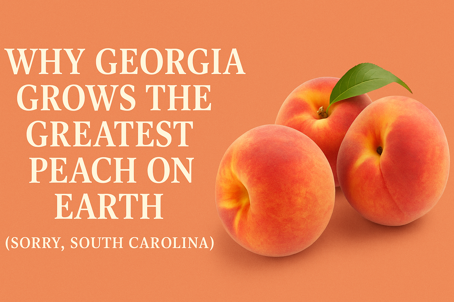 Georgia Peaches are the Best in the South, and now you can get them in Winston Salem!